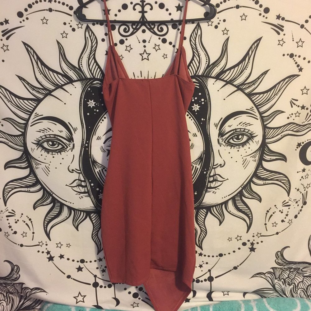 Mind Code Asymmetrical Bodycon Dress (M) - Picture 2 of 5